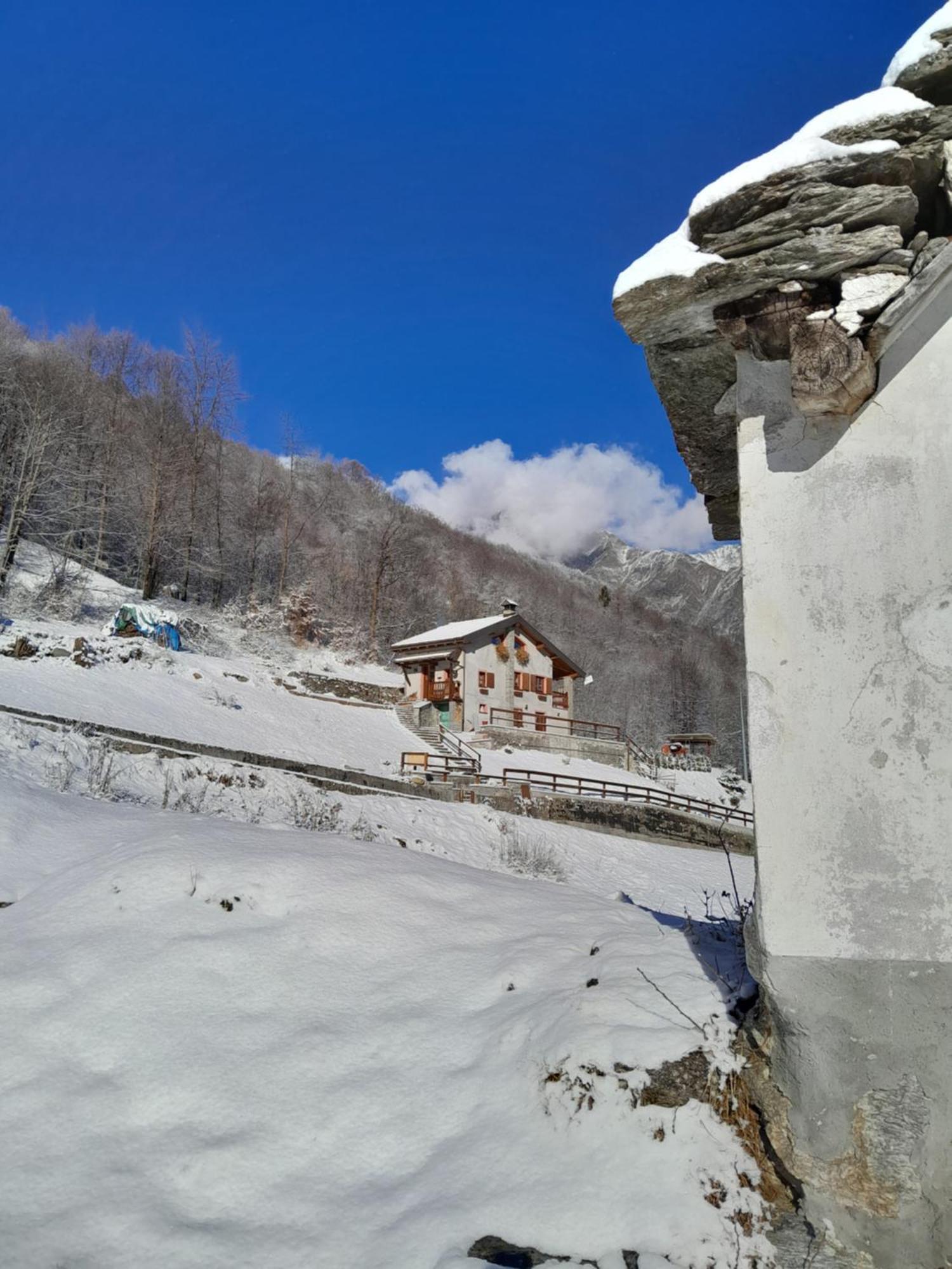 Casa All'Alpe Gaggetto B & B Anzino Eksteriør billede